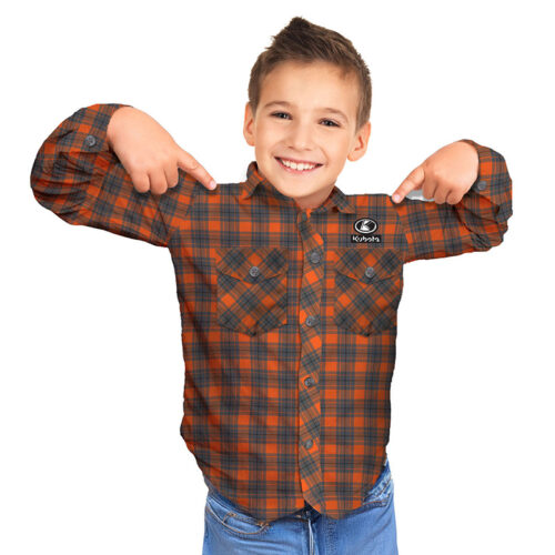 Kid's' Box Plaid L/S Flannel Shirt