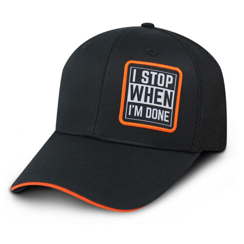 I Stop When I'm Done Snap Cap