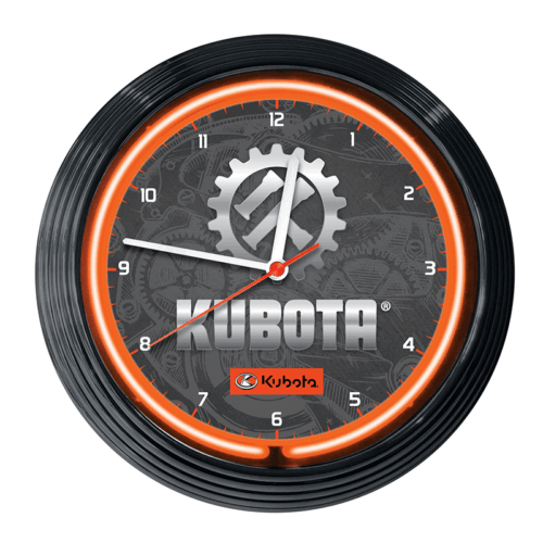 Retro Chrome Neon Clock