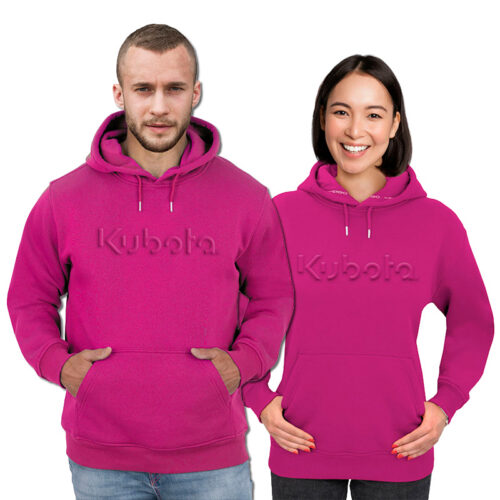 Embossed Unisex Motion Pullover Hoodie