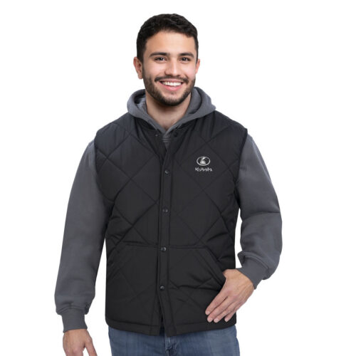 Men's Essential Quilted Snap Vest
